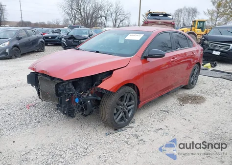 2021 Kia Forte Gt-Line from USA, damaged, VIN 3KPF34AD7ME356842